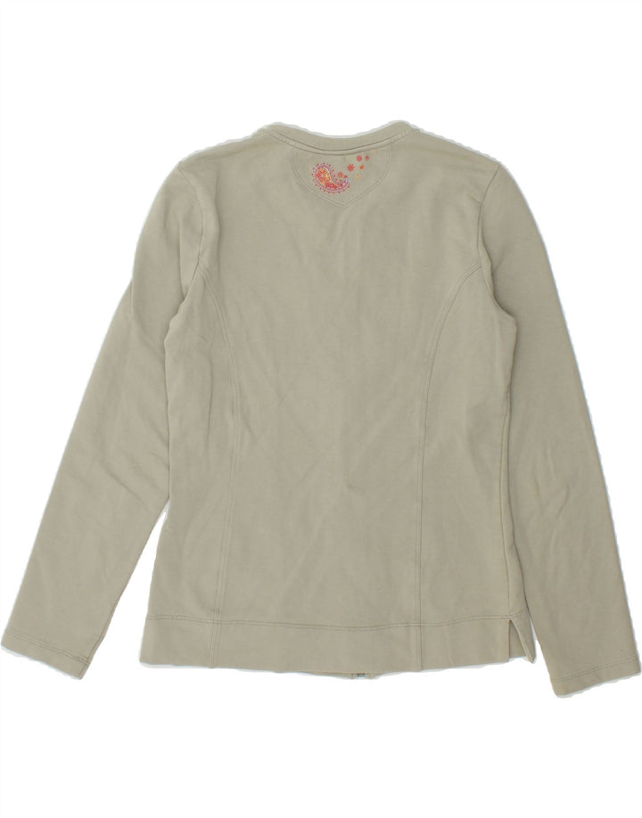GAS Womens Tracksuit Top Jacket UK 14 Large Grey Cotton Vintage Gas and Second-Hand Gas from Messina Hembry 