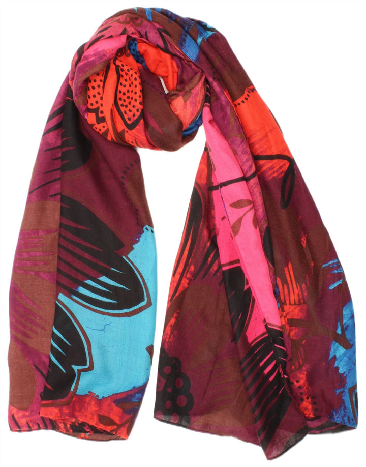 Desigual Femme Écharpe Rectangle Graphique Taille Unique Multicolore Bohème