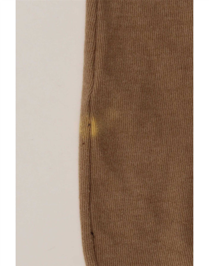 Zara Femme Débardeur UK 16 Grand Coton Beige