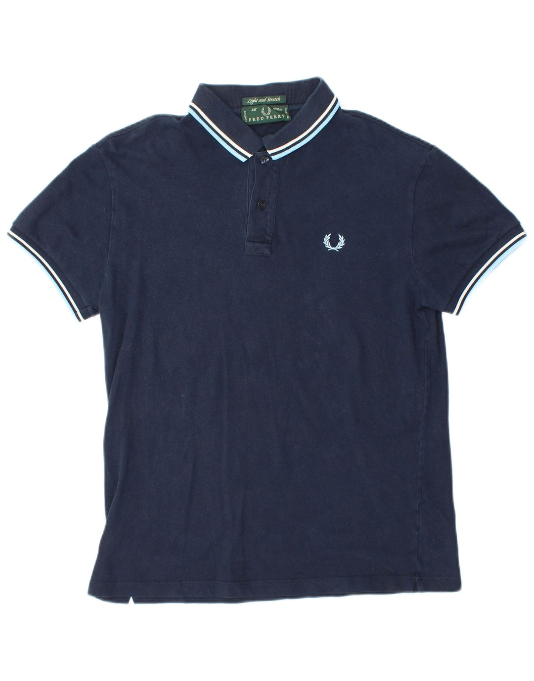 FRED PERRY Polo Homme Petit Bleu Marine Coton