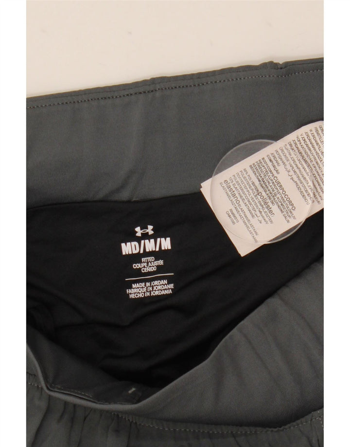 Under Armour Short de sport pour femme UK 14 Gris moyen Polyester