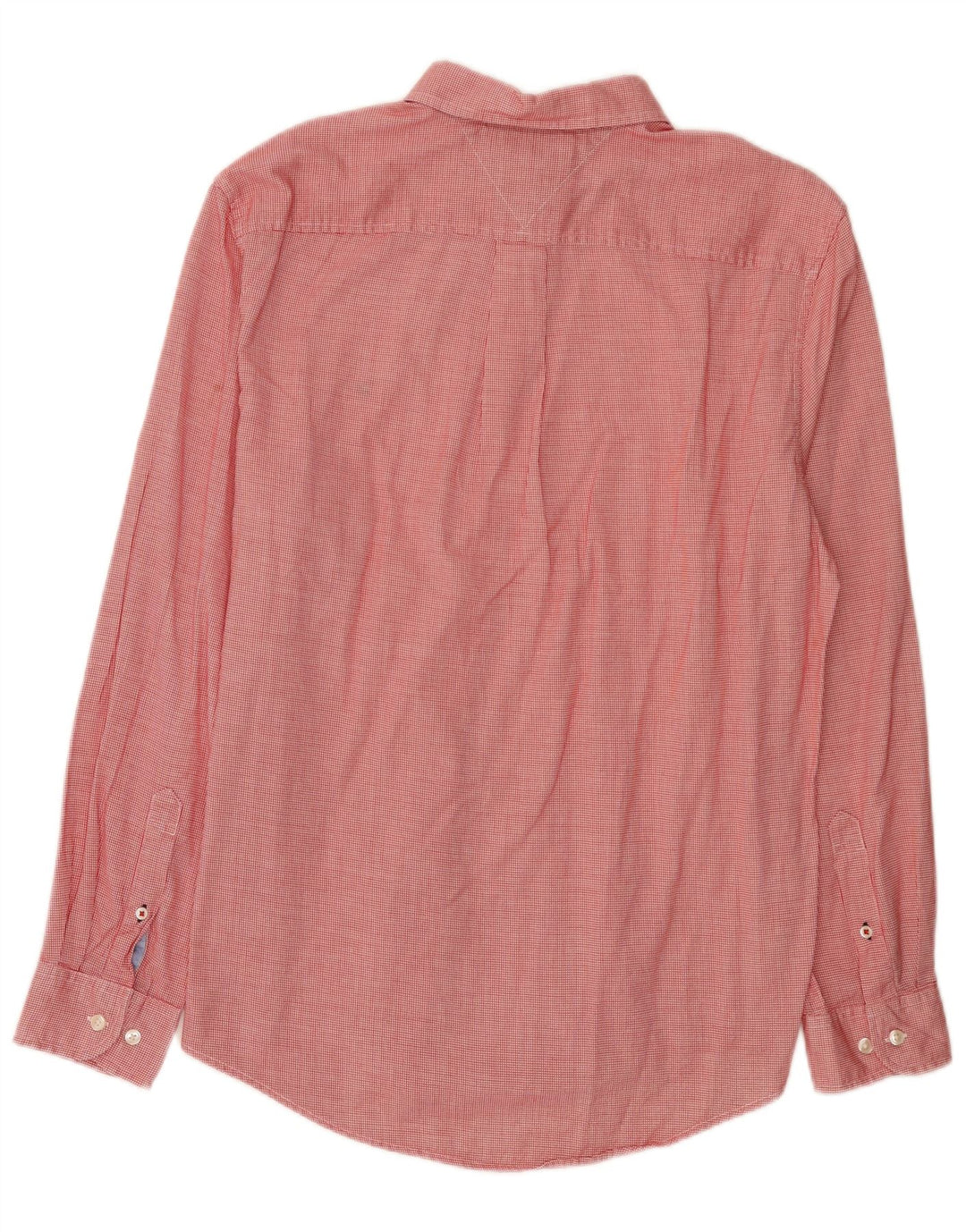 Tommy Hilfiger Chemise Mauritius Homme Grand Carreau Rouge Coton