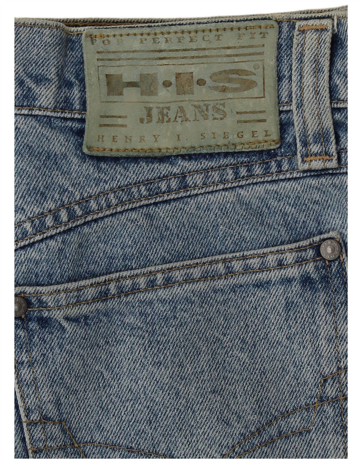 H.I.S Jean Taille Haute Femme W30 L30 Bleu