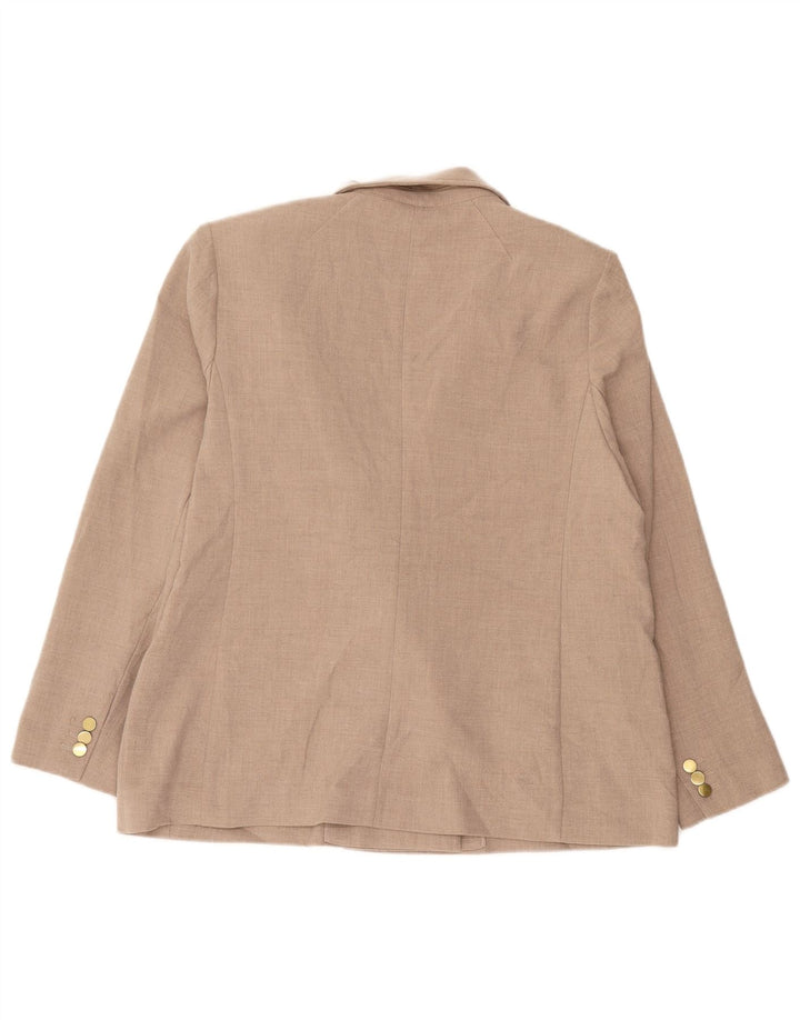 Marks & Spencer Veste blazer croisée pour femme UK 18 XL Beige