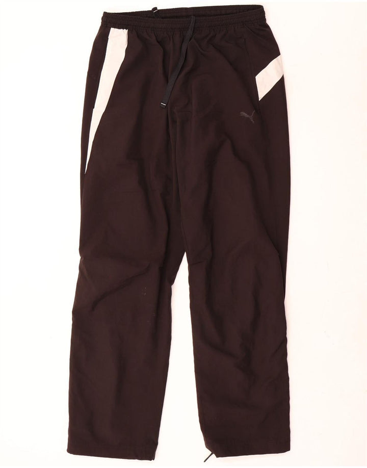 Puma Pantalon de Survêtement Homme Noir Moyen Polyester Colorblock