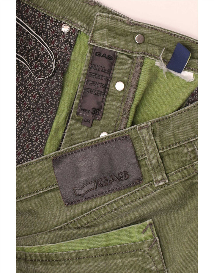 Gas Jean Slim Femme W36 L32 Kaki