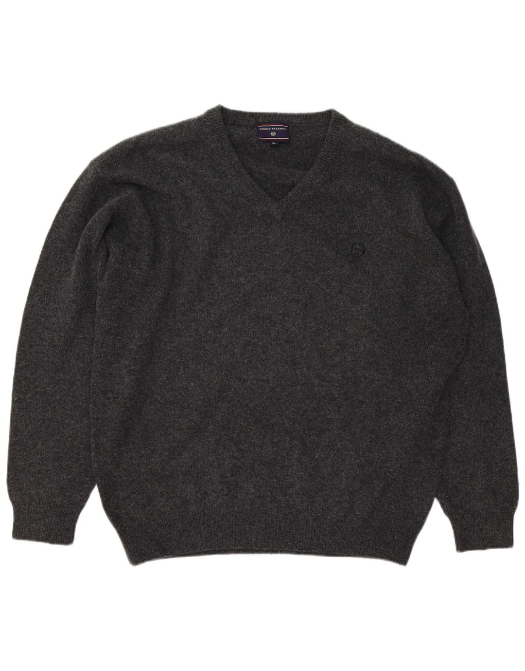 Sergio Tacchini Pull Col V Homme XL Gris Laine