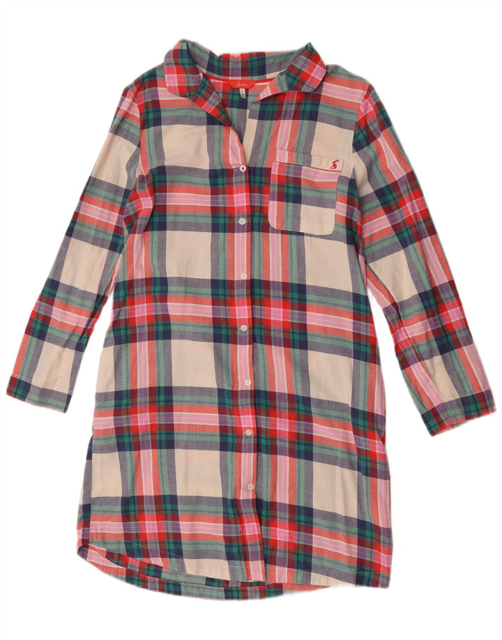 Joules Robe Chemise Femme UK 44 Medium Multicolore Check Cotton