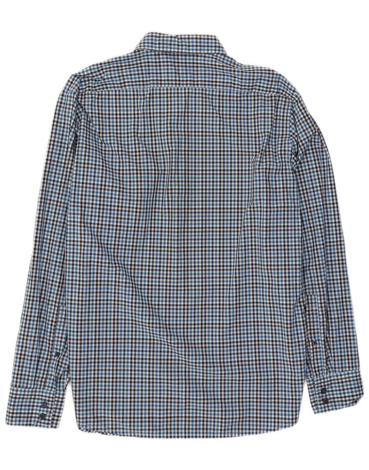 Hugo Boss Chemise Regular Fit XL en coton vichy bleu