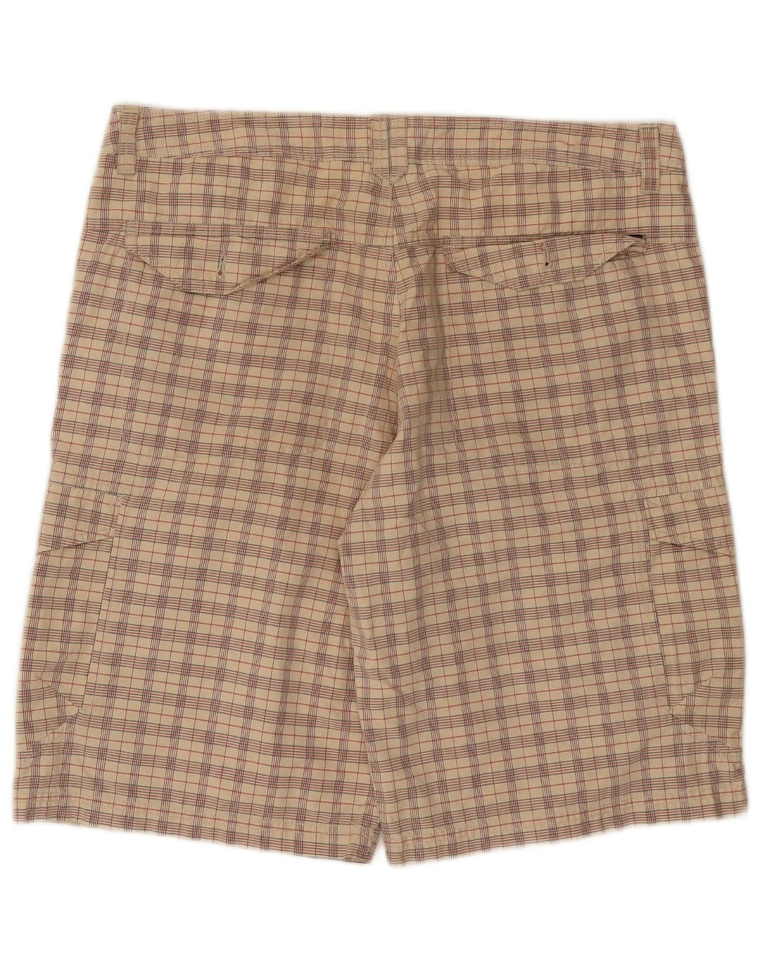 Invicta Short cargo pour homme IT 52 XL W36 Beige à carreaux en coton