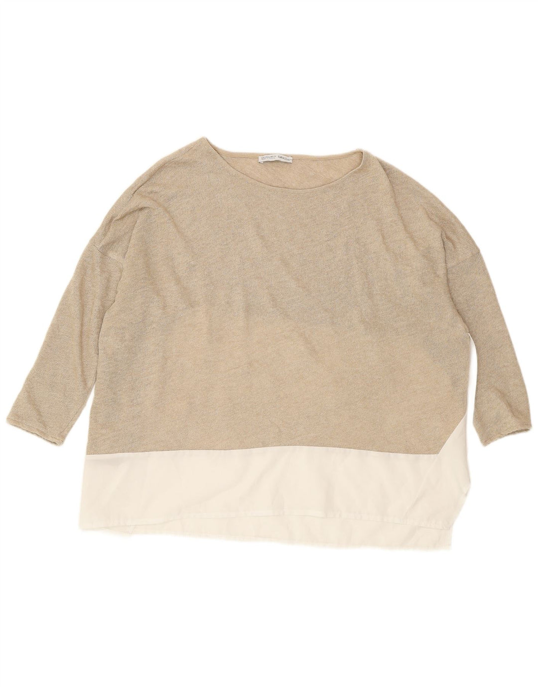 Zara Chemisier surdimensionné pour femme UK 10 Petit color block doré