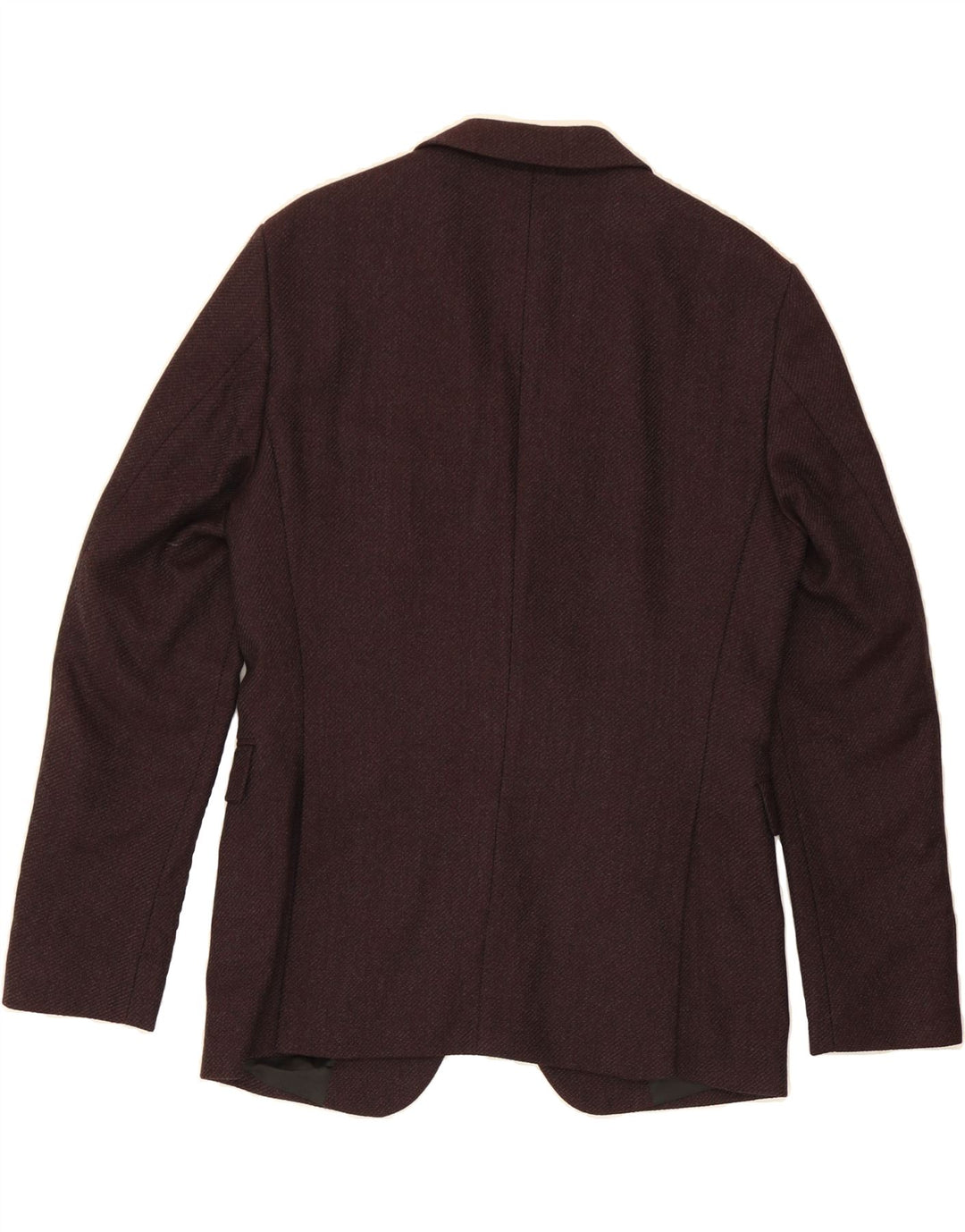 JOOP Mens 2 Button Blazer Jacket IT 48 Medium Maroon Wool Vintage Joop and Second-Hand Joop from Messina Hembry 