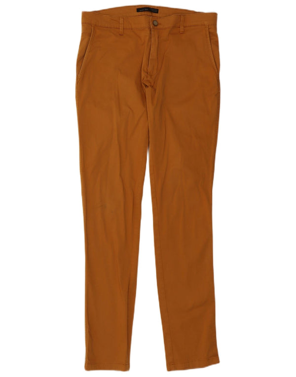 Zara Pantalon Chino Slim Homme EU 40 Medium W31 L33 Marron