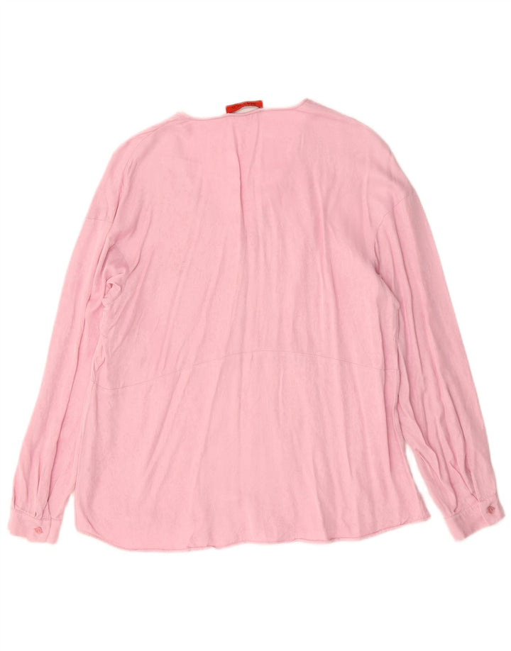 Max & Co. Chemisier à manches longues pour femme UK 16 Large Rose