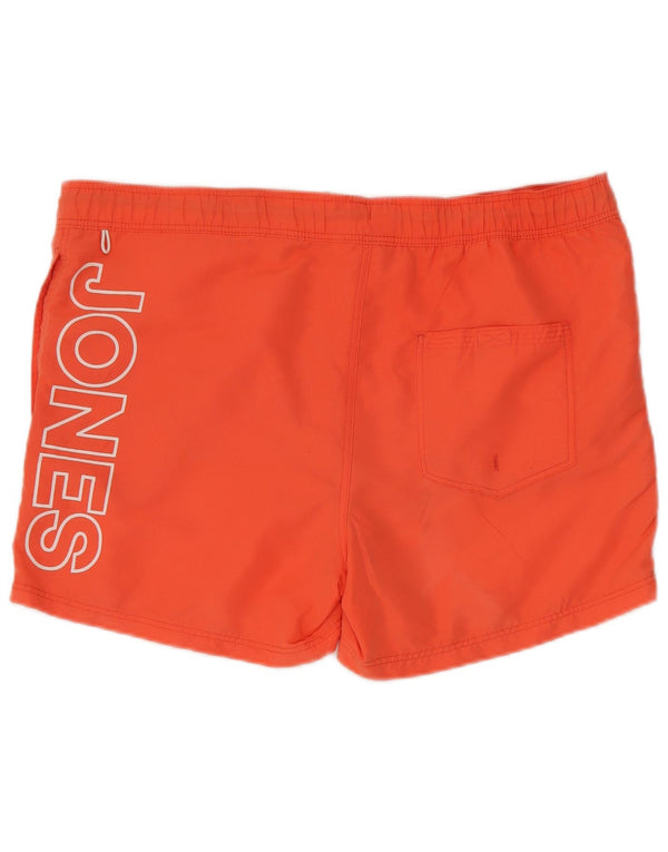 Jack & Jones Short de Bain Graphique Homme Large Orange Polyester
