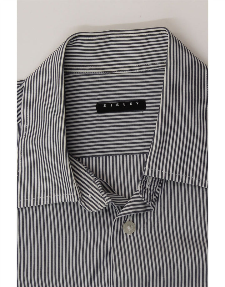SISLEY Chemise Homme Bleu Moyen Rayures