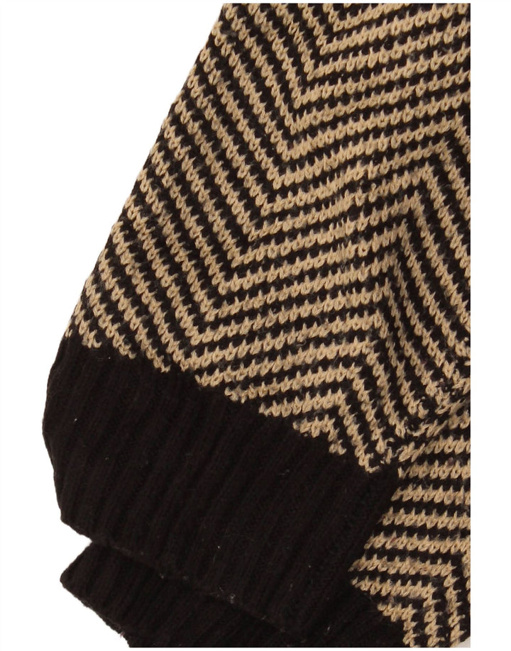 Autograph Cardigan ouvert long pour femme UK 44 Chevron noir moyen