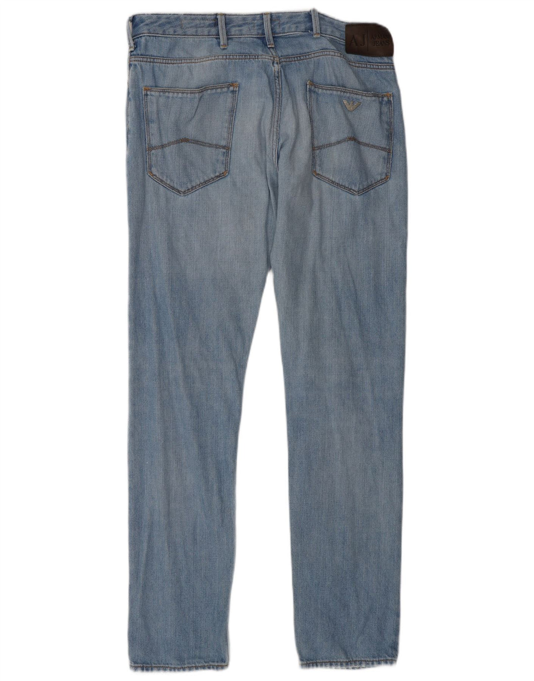 Armani Jeans Slim Homme W32 L30 Bleu Coton