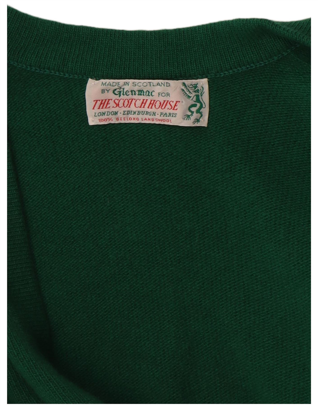 Glenmac Cardigan pour femme en laine d'agneau verte UK 16