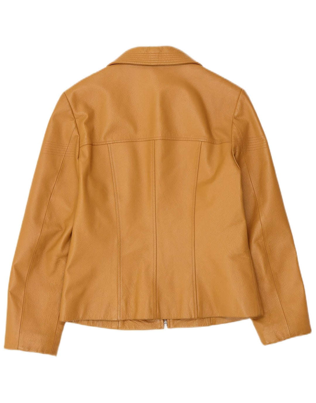 TOGETHER Veste en cuir pour femme UK 8 Petit cuir beige