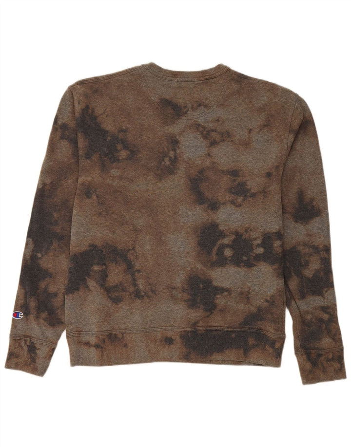 Champion Sweat-Shirt Homme Marron Moyen Tie Dye