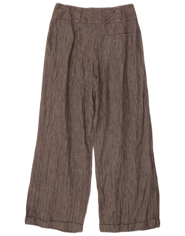 Marks & Spencer Pantalon Chino Femme UK 12 Medium W30 L30 Noir Moucheté