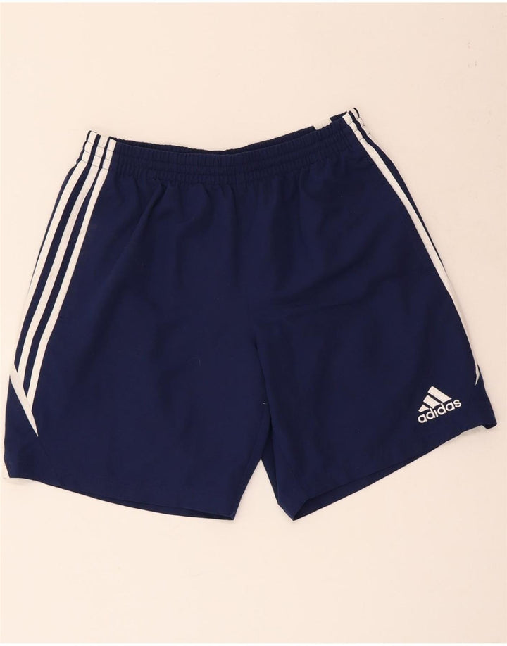 ADIDAS Short de sport pour hommes en polyester color block grand bleu marine