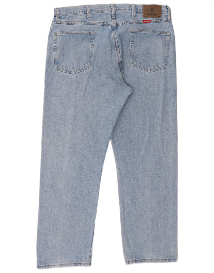 Wrangler Jean droit coupe régulière pour homme W38 L29 bleu coton