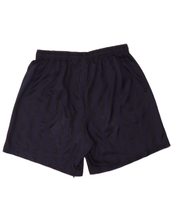 Nike Short de sport pour homme Large Bleu marine rayé