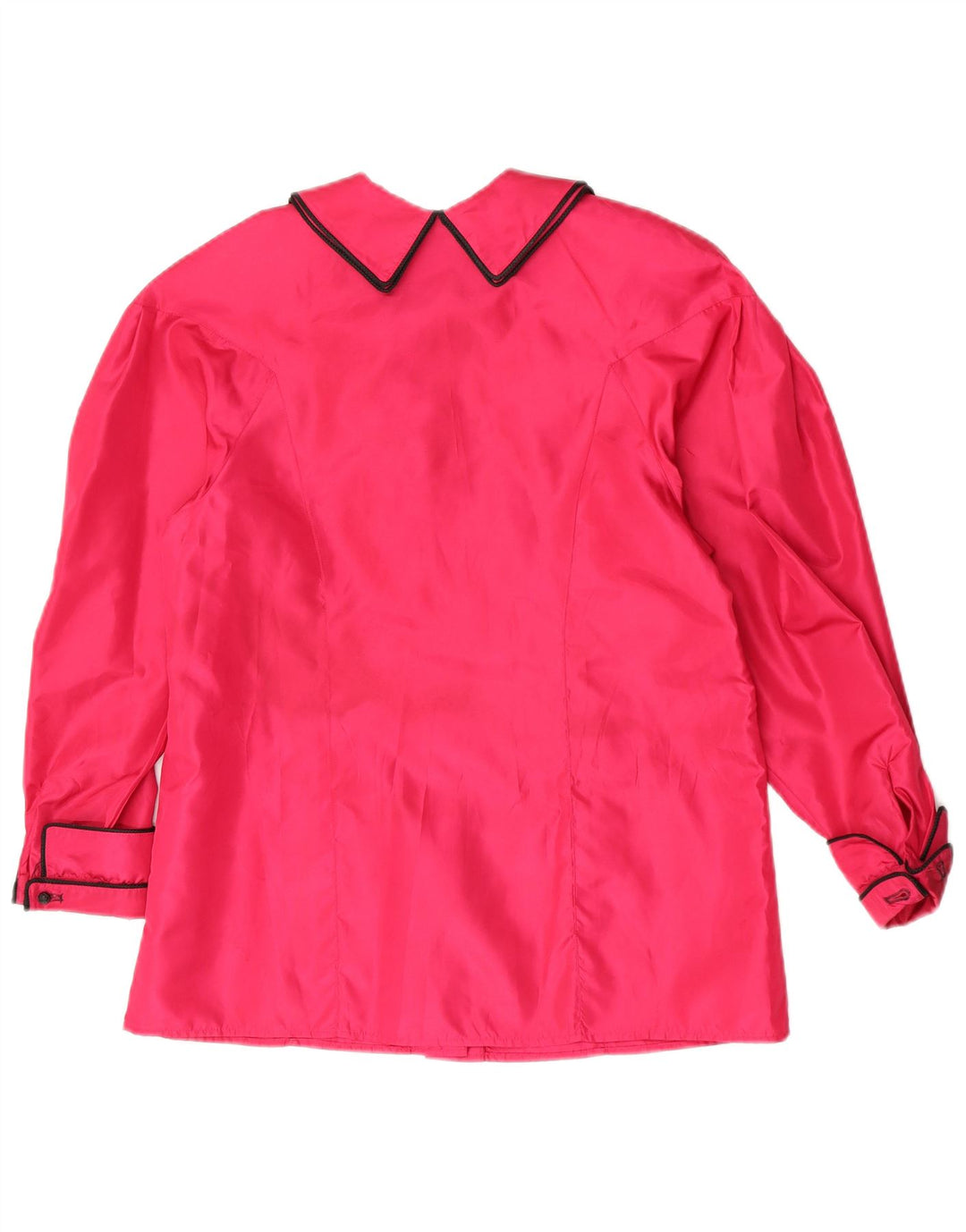 Lutz Teutloff Chemise Chemisier Femme UK 14 Grand Rose Polyester