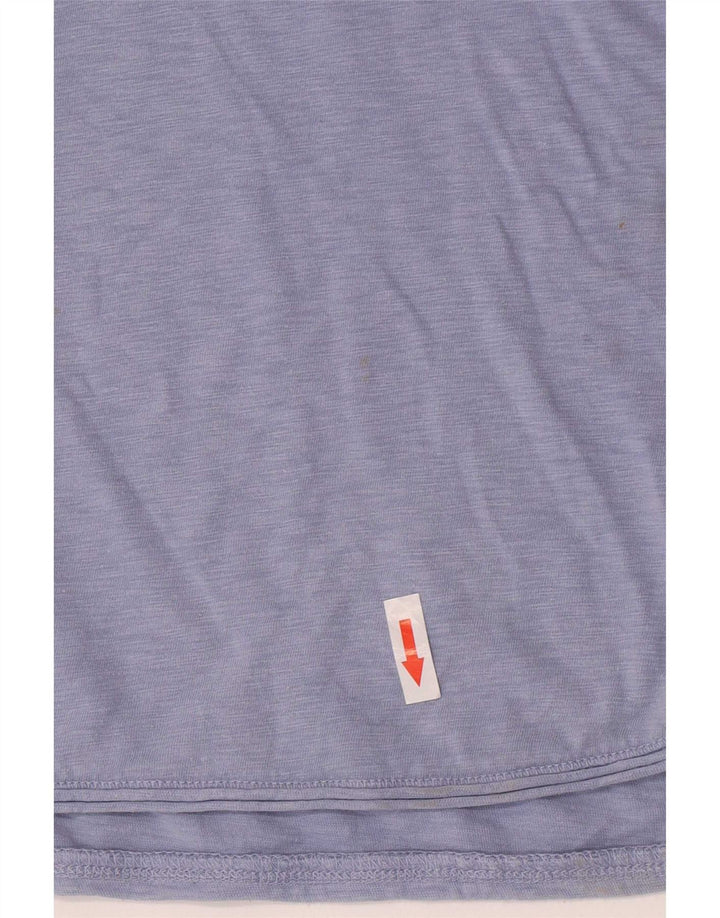 Top Femme White Stuff Manches Longues UK 12 Bleu Moyen Coton