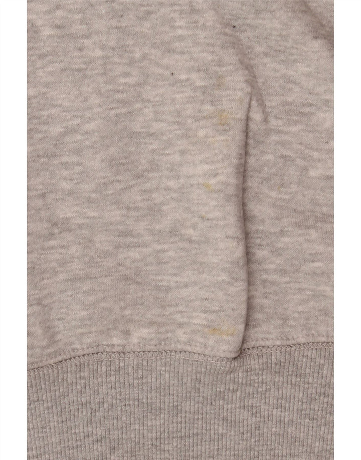 French Connection Pull à capuche homme petit gris coton moucheté