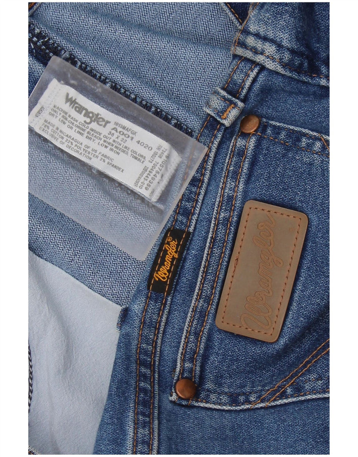 WRANGLER Jean droit homme W36 L32 bleu coton