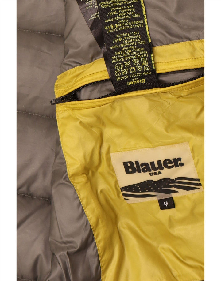 Blauer Veste matelassée à capuche pour homme UK 38 Jaune moyen Polyamide