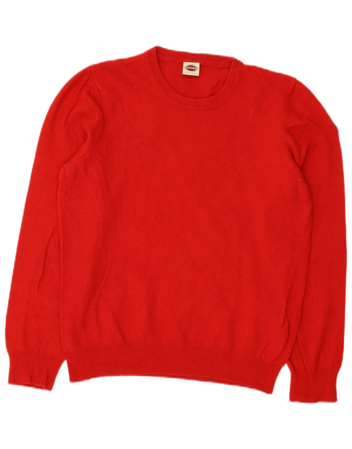 Colmar Pull Col Ras Du Cou Laine Rouge Moyen Homme