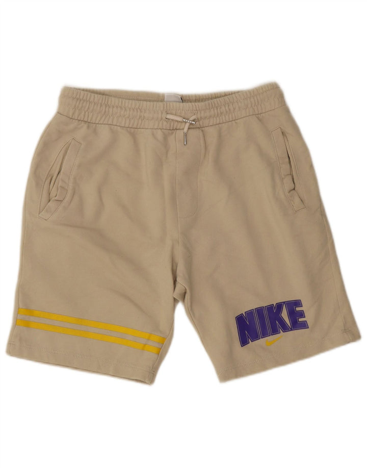 Nike Short de sport graphique pour homme, grand, beige