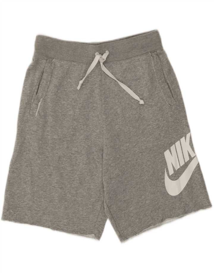 Nike Short de sport graphique pour homme Petit gris Coton
