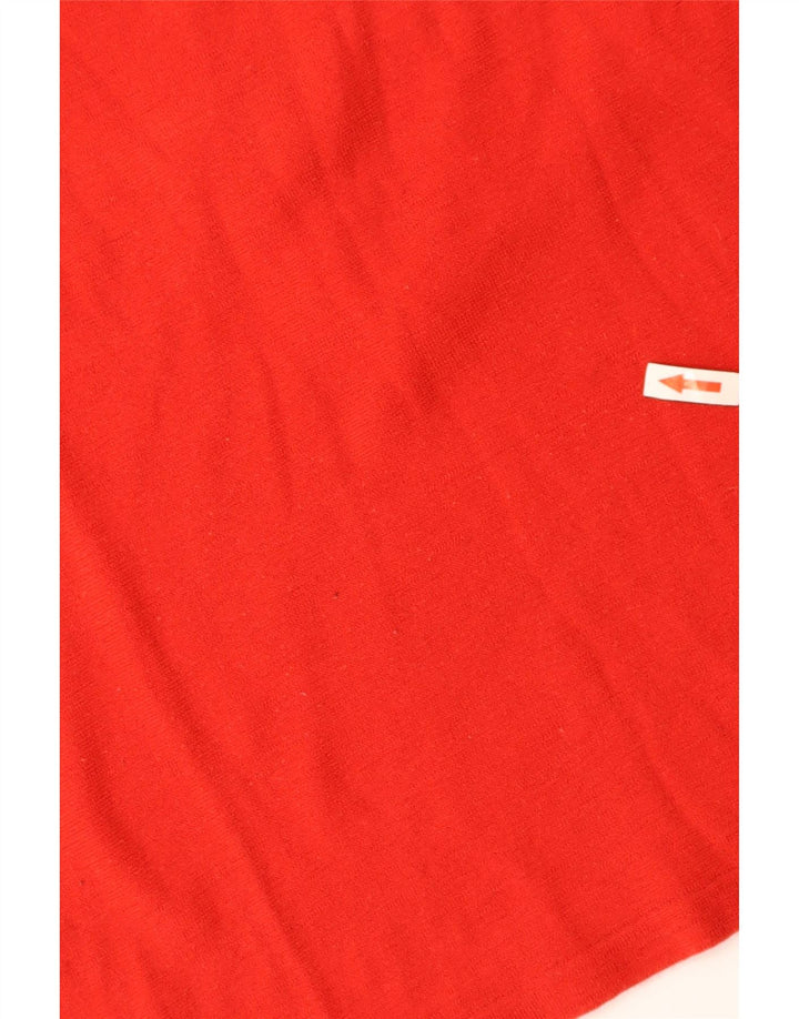 FILA Haut court à manches longues pour femme IT 48 Large Rouge