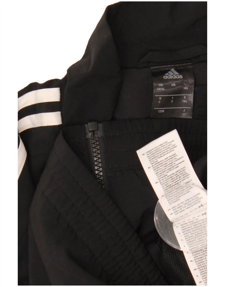 Adidas Climalite Survêtement Top Veste UK 42/44 Large Noir Polyester