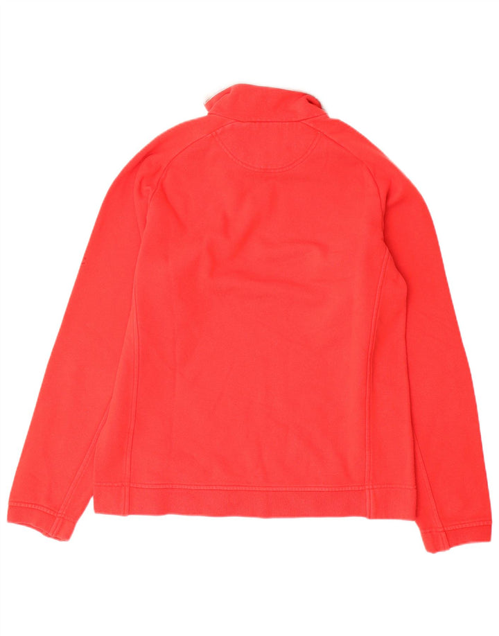 CHAMPION Sweat-shirt à col zippé pour femme UK 14 Rouge moyen Coton