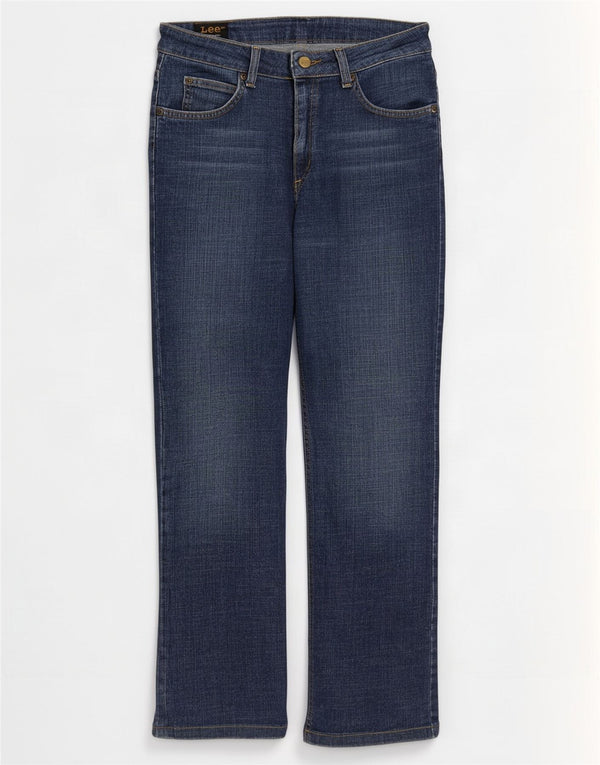 Lee Cameron Bootcut Jeans W30 L30 Femme Bleu Coton
