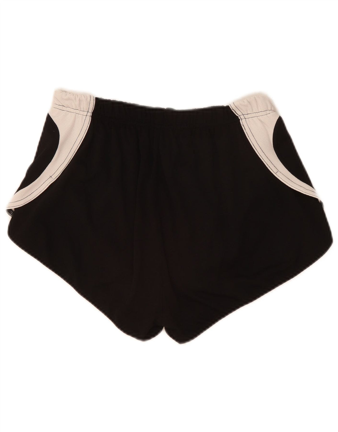 Asics Short de sport graphique pour femme UK 12 Polyester color block noir moyen