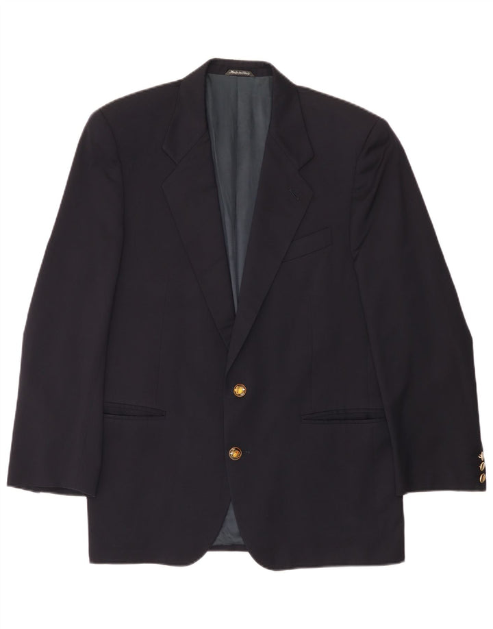Ferre Veste Blazer 2 Boutons Homme IT 48 Laine Bleu Marine Moyen