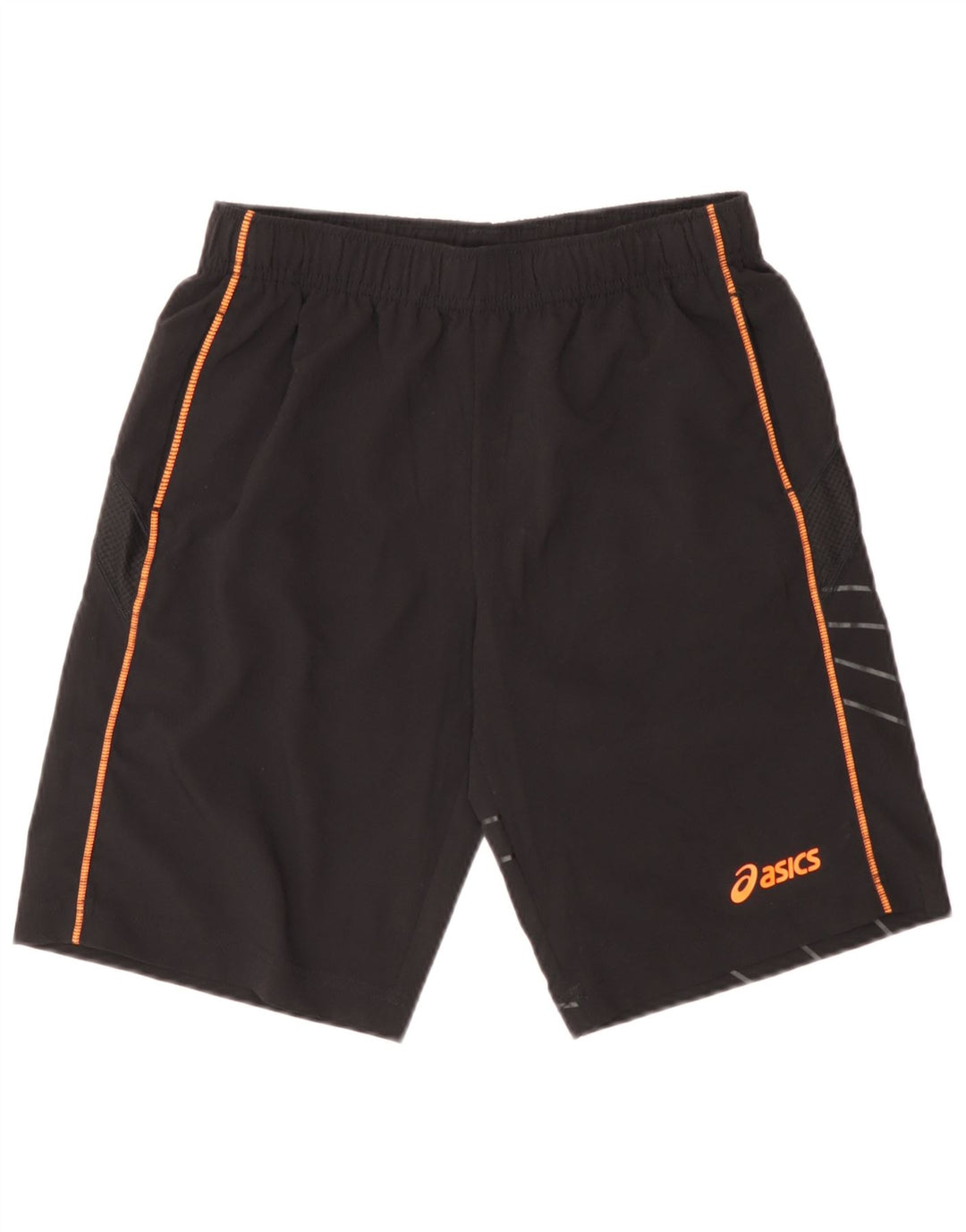 Asics Short de Sport Garçon 13-14 ans Noir Polyester