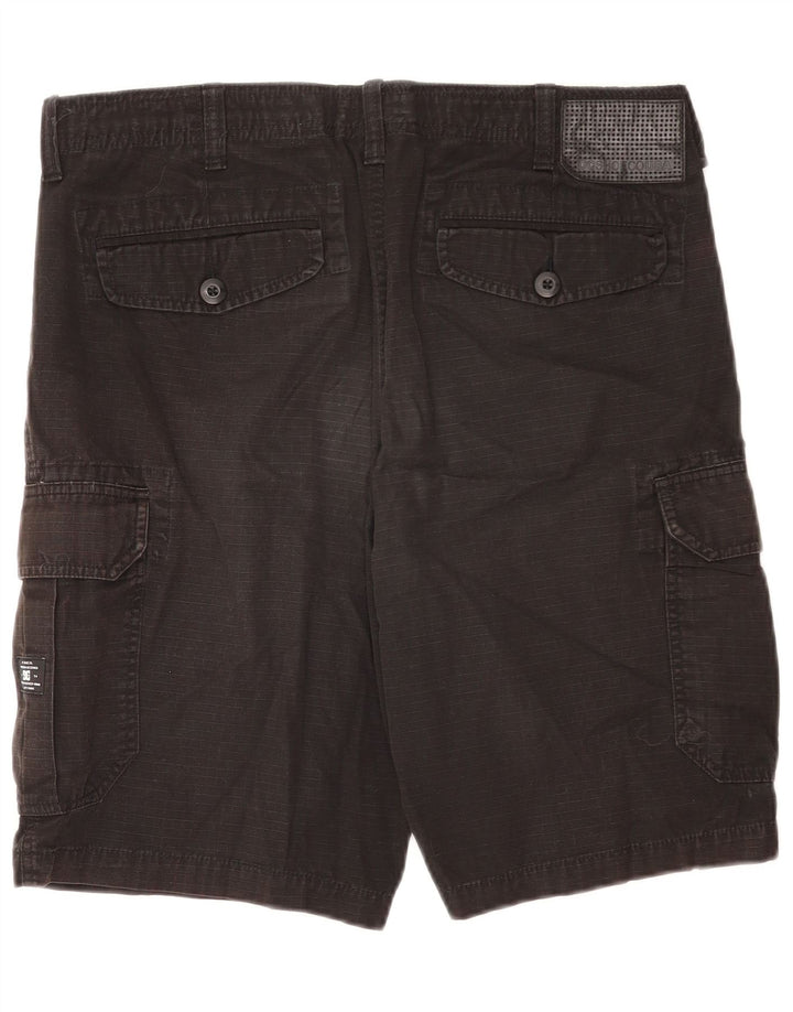 DC Short cargo coupe décontractée pour homme W33 en coton noir moyen