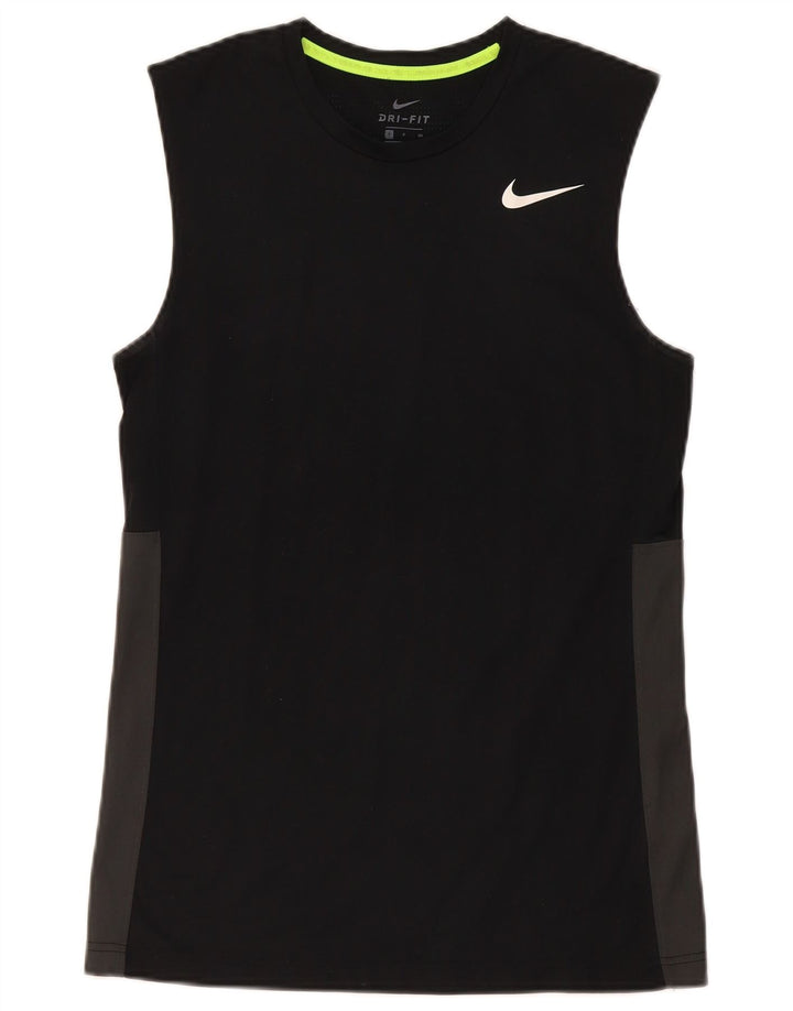 Nike Hommes Dri Fit Débardeur Petit Noir Colorblock