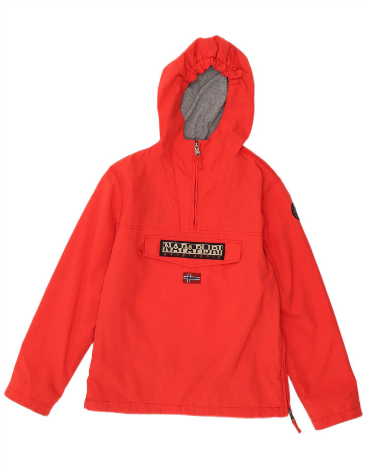 Napapijri Veste Anorak Graphique Graphique Garçon 13-14 ans Rouge Polyamide