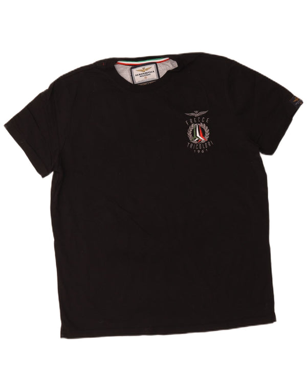 Aeronautica Militare T-Shirt Homme Haut 2XL Coton Noir