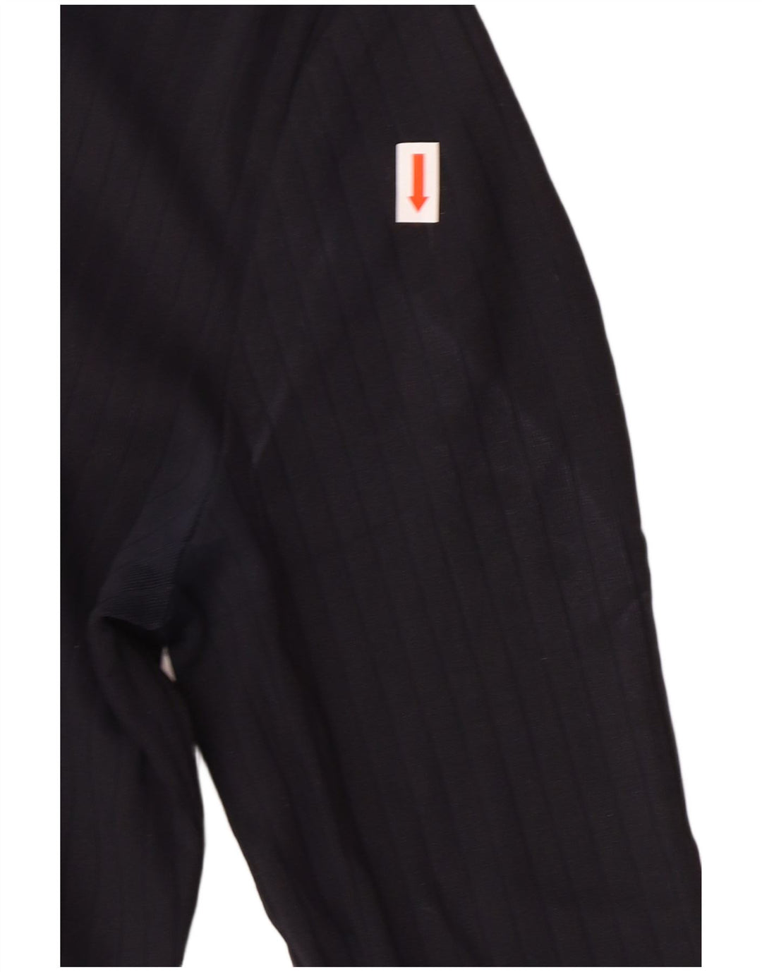 CALVIN KLEIN JEANS Haut Femme Manches Longues UK 12 Bleu Marine Moyen Polyamide