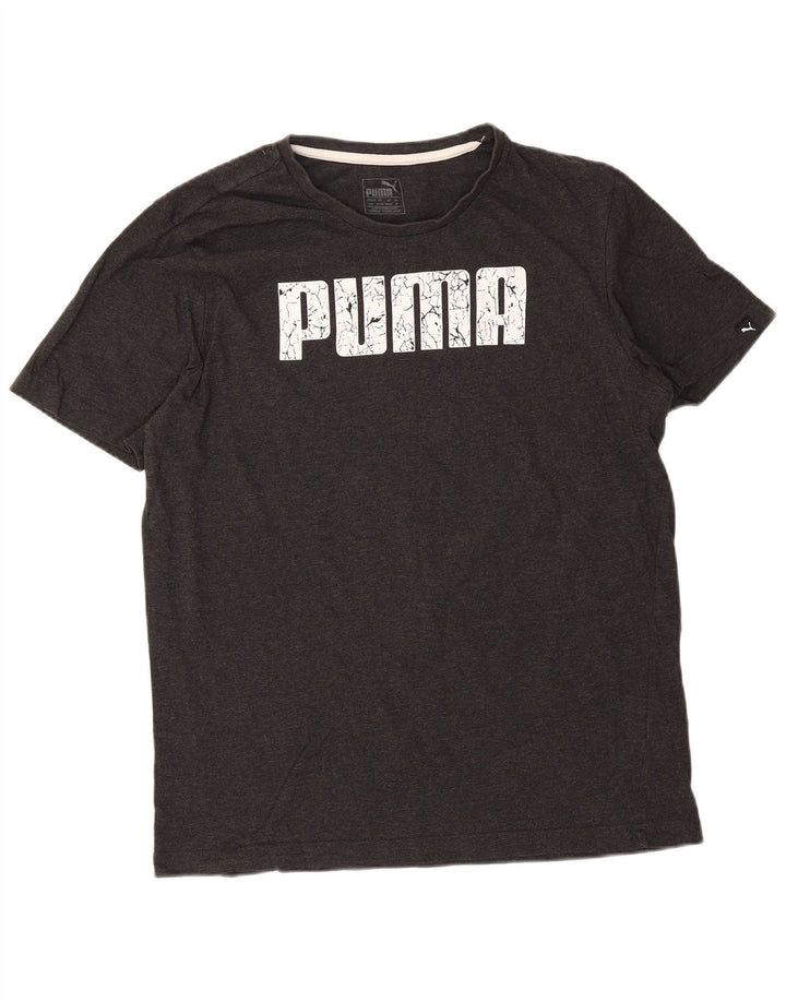 Puma T-Shirt Graphic Homme Gris Moyen Coton